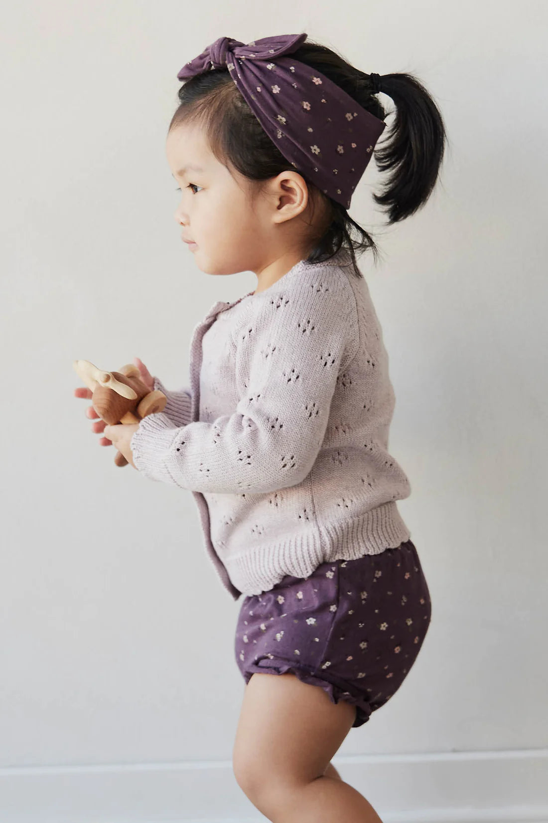 Organic Cotton Frill Bloomers - Goldie Huckleberry Sparse
