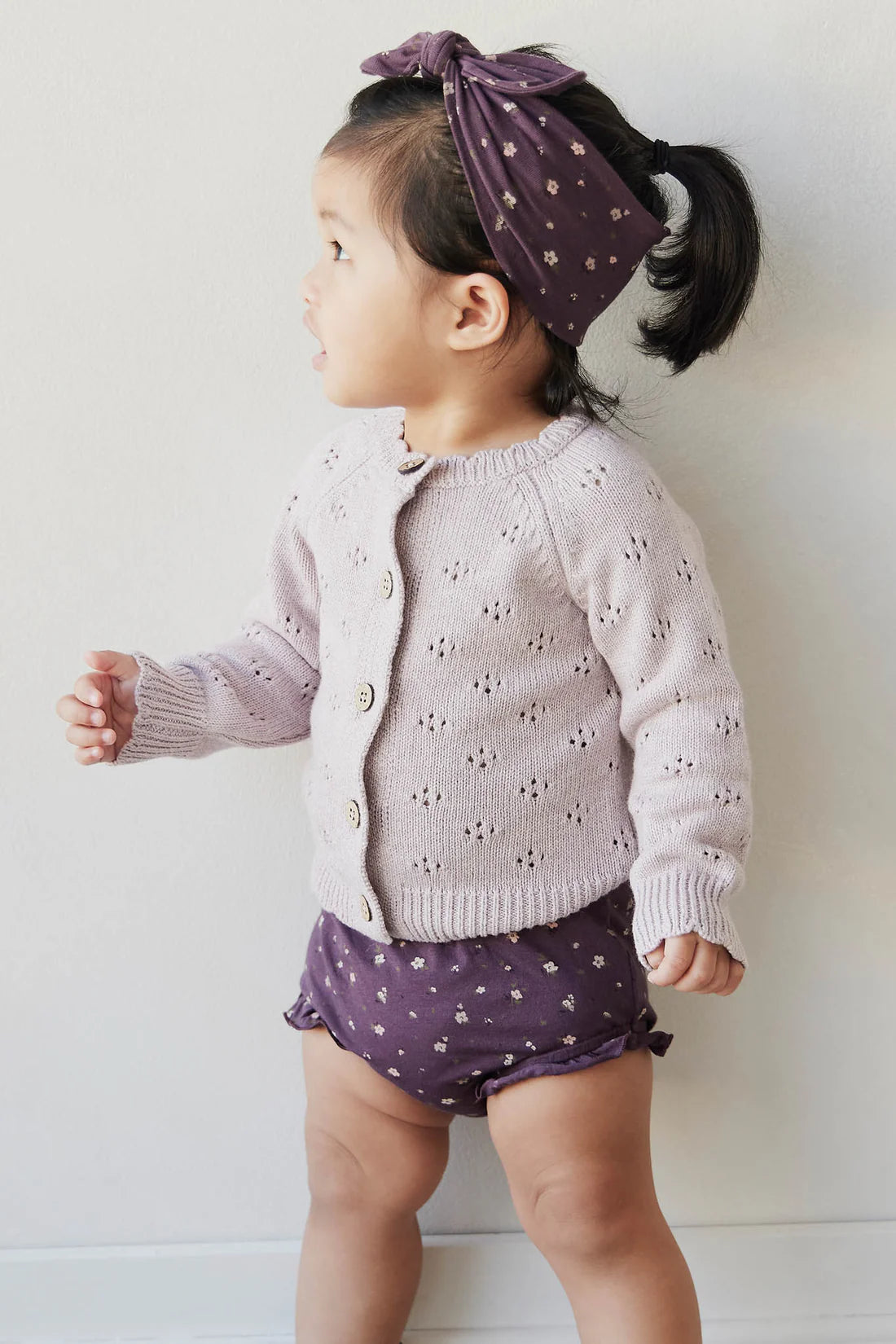 Organic Cotton Frill Bloomers - Goldie Huckleberry Sparse