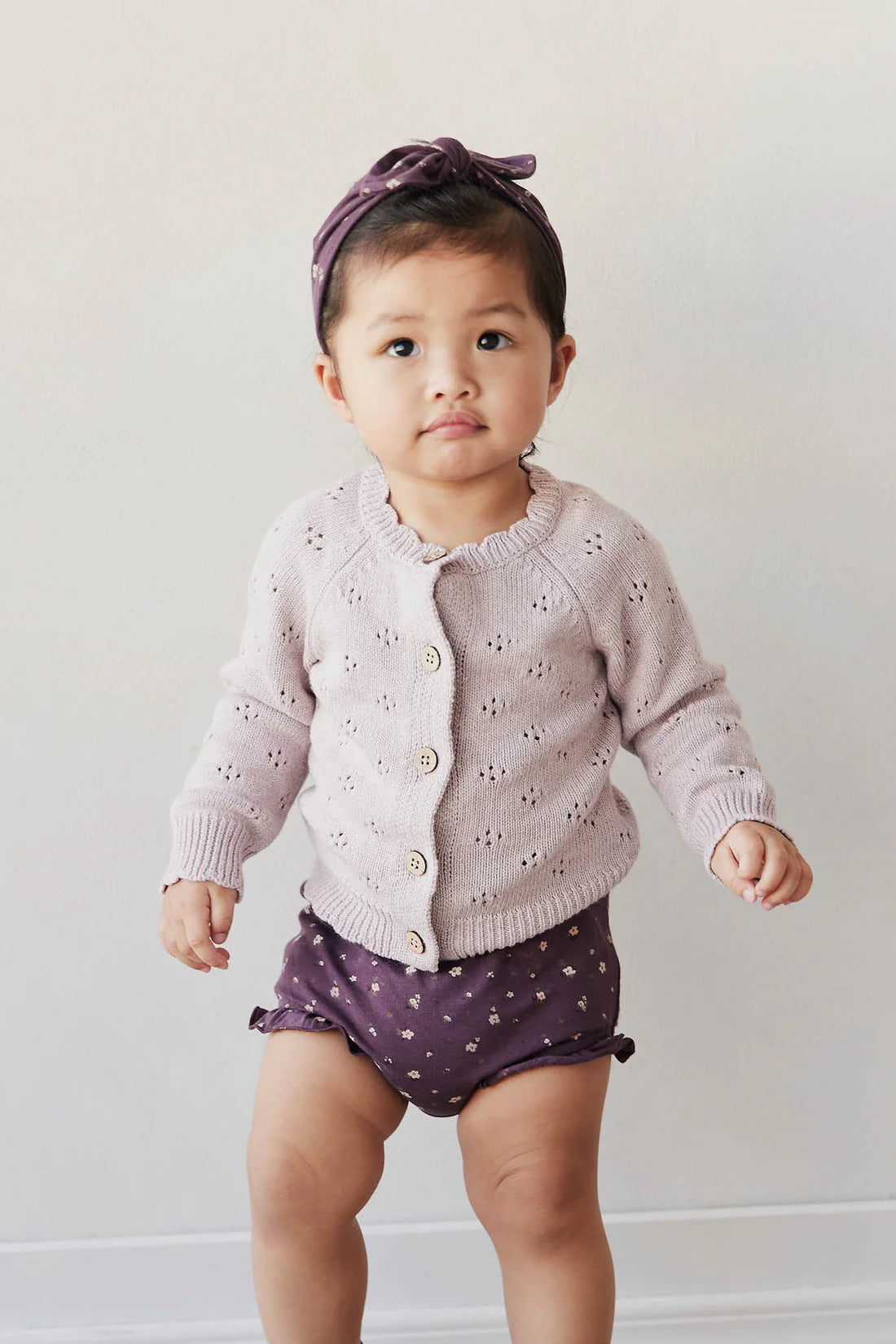 Organic Cotton Frill Bloomers - Goldie Huckleberry Sparse