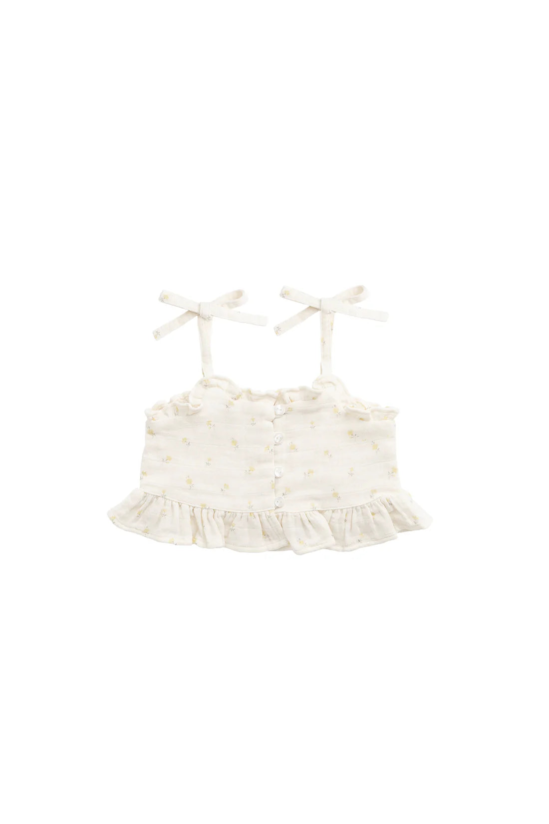 Organic Cotton Muslin Mirabel Top Vintage Ditsy