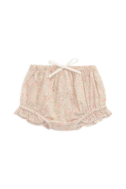 Organic Cotton Frill Bloomer Flora Pink