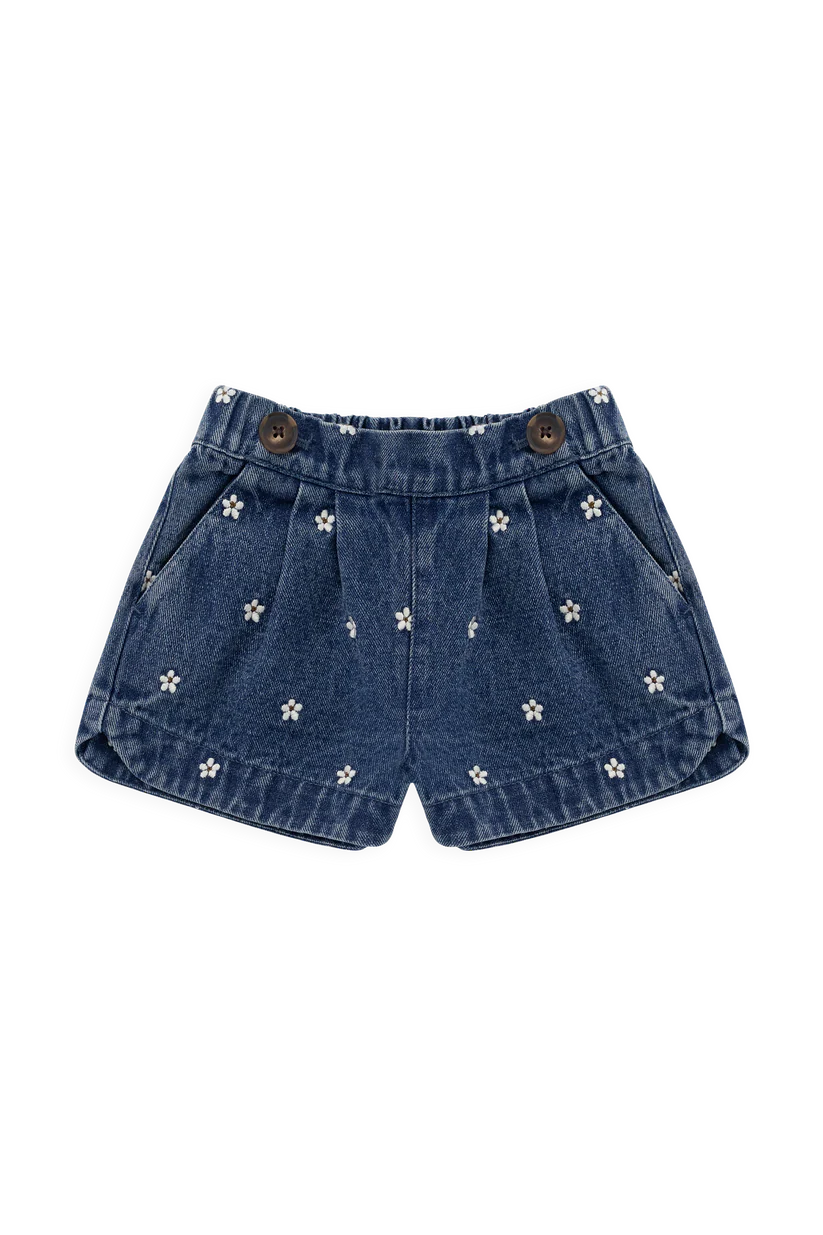 Jardine Short Josie Floral Denim