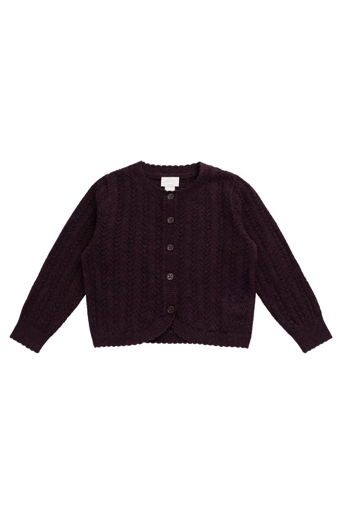 Maxine Knitted Cardigan Blackcurrent