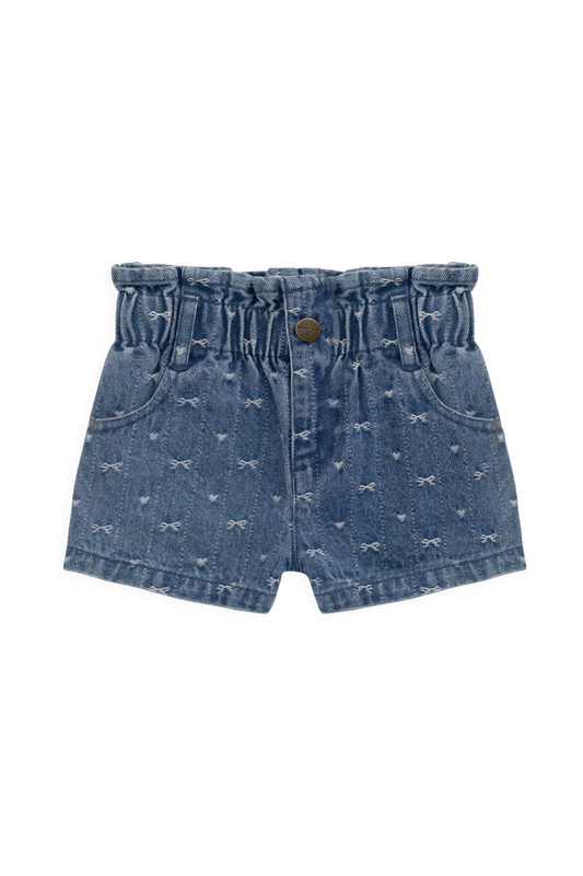 Kora Short Amour Bows Denim