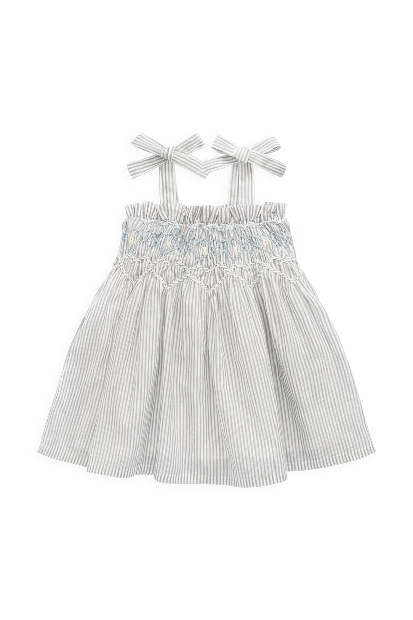 Organic Cotton Desiree Dress Harbour Stripe
