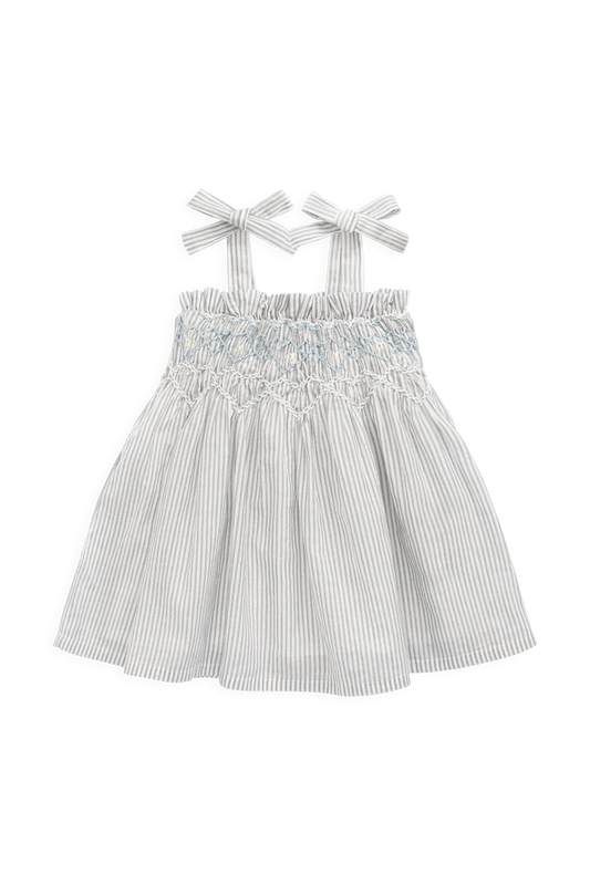 Organic Cotton Desiree Dress Harbour Stripe