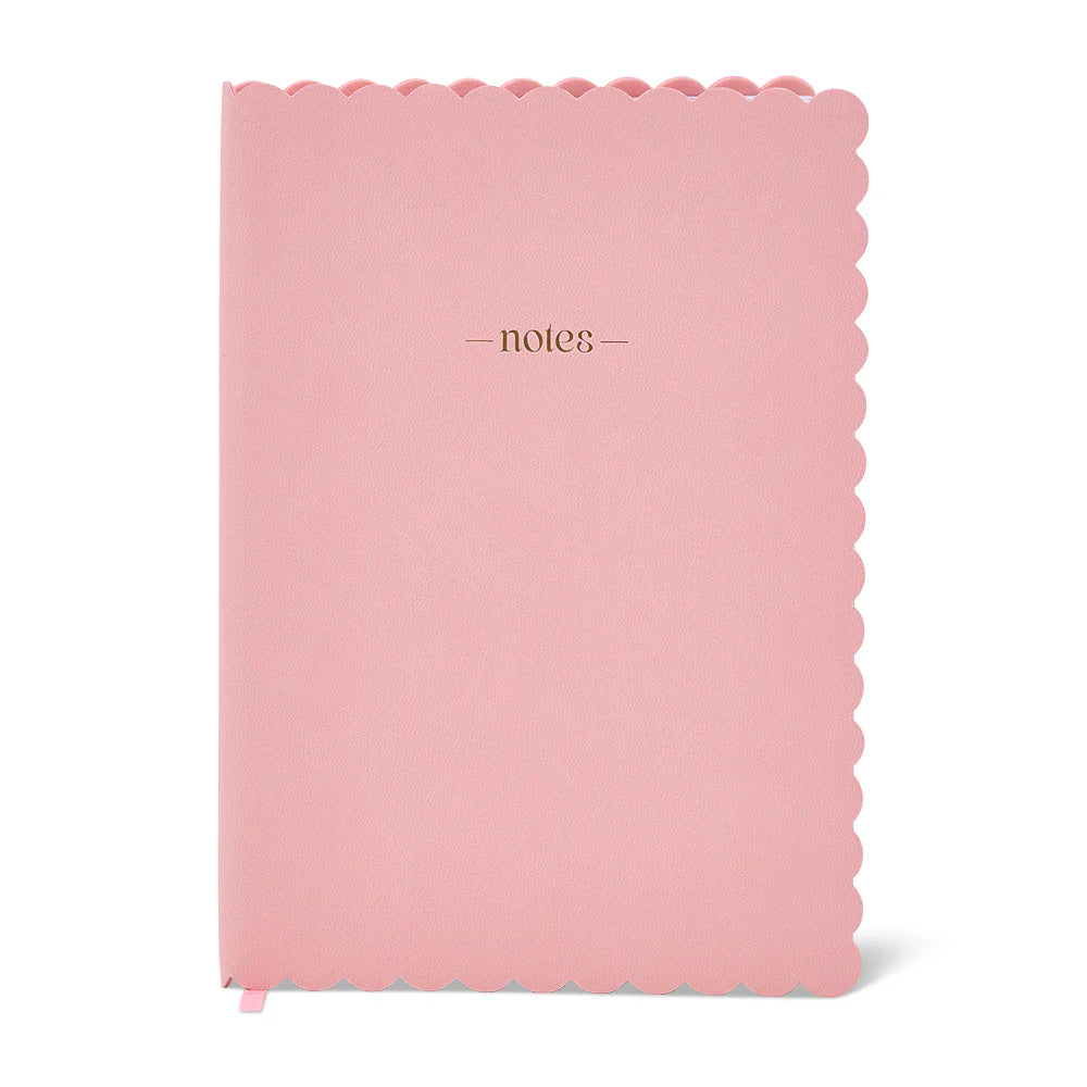 Journal Notes Pink Scallop