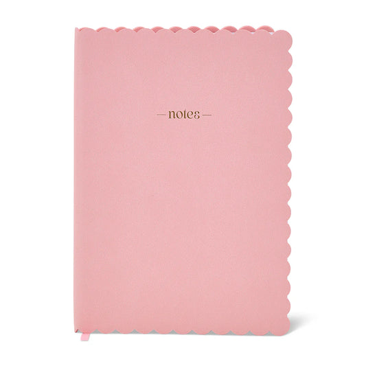 Journal Notes Pink Scallop