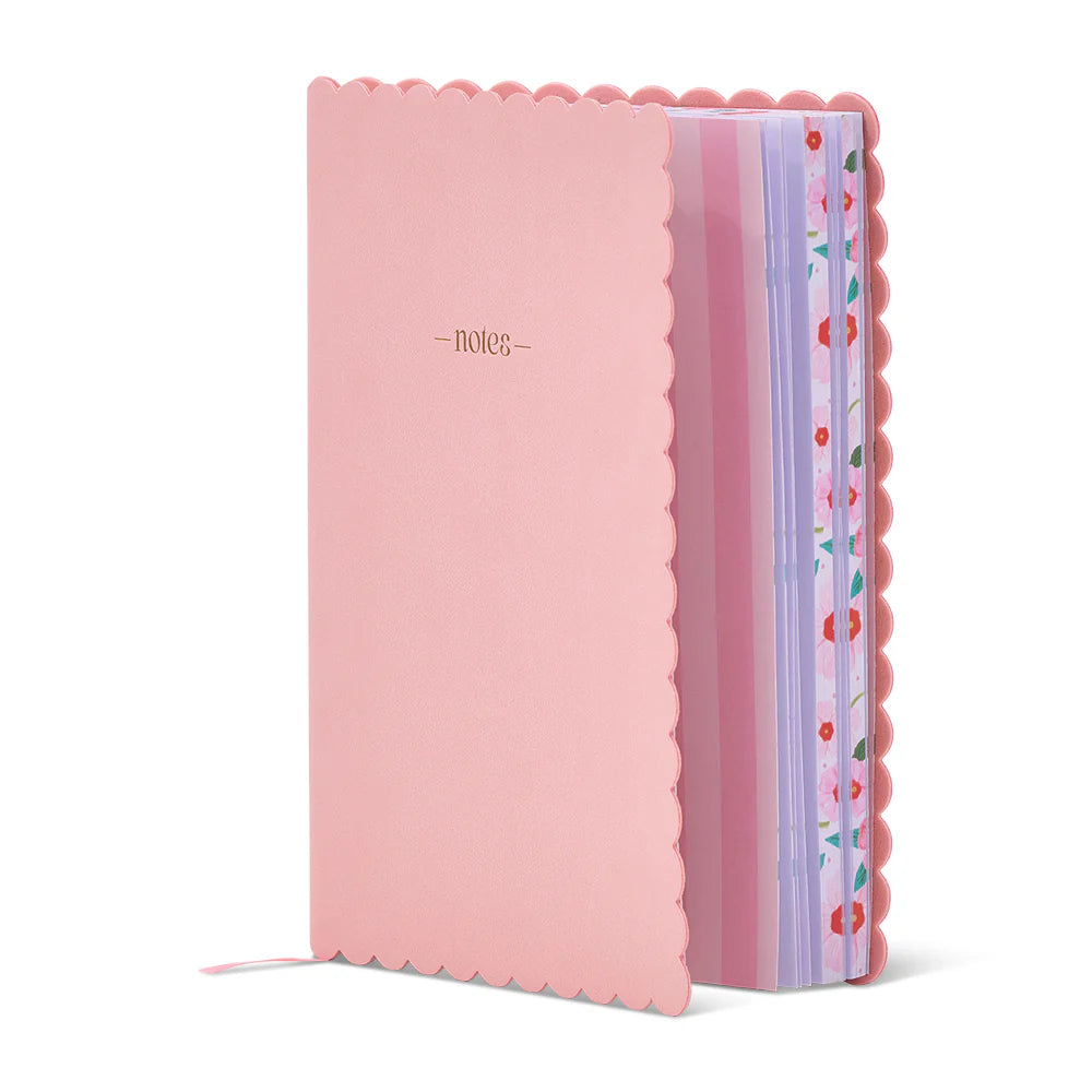 Journal Notes Pink Scallop