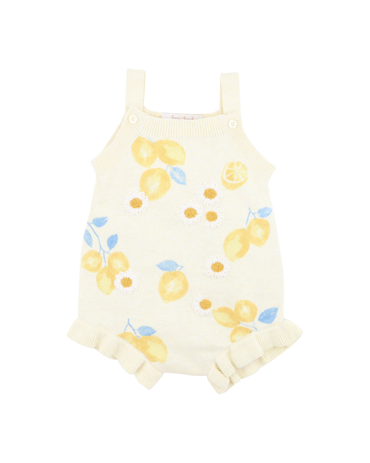 Piccolina Lemon Bodysuit Lemon Drop