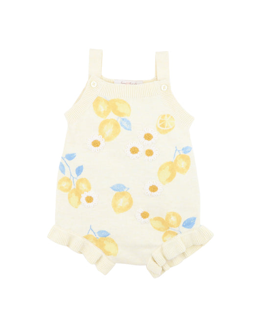 Piccolina Lemon Bodysuit Lemon Drop