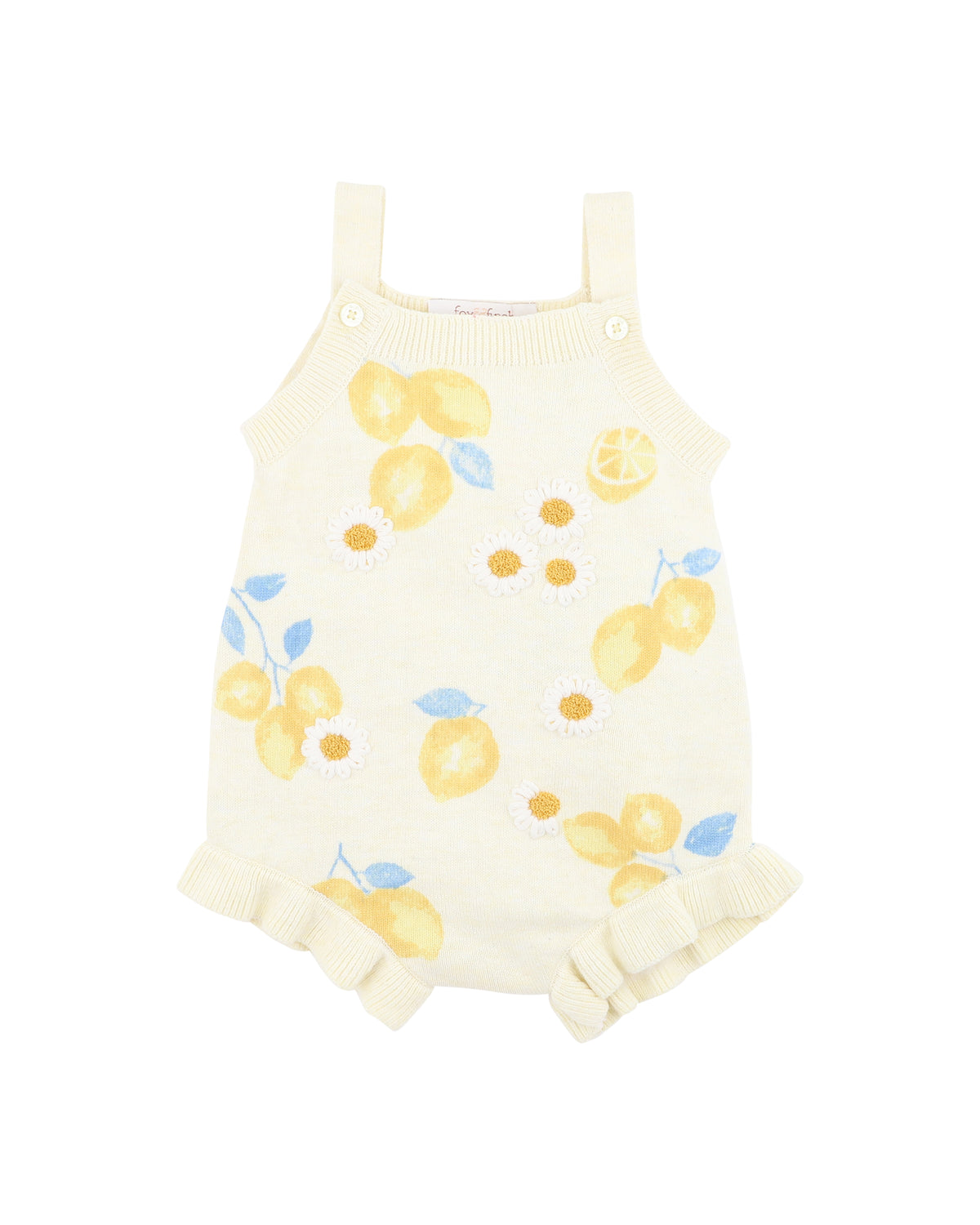 Piccolina Lemon Bodysuit Lemon Drop