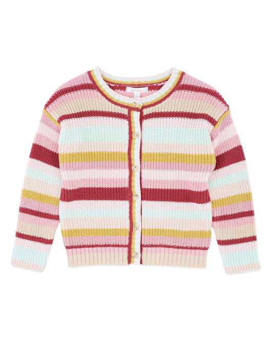 Orchard Bloom Stripe Cardi