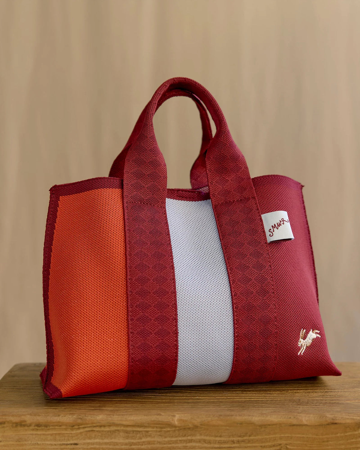 Royal Match Knitted Handbag