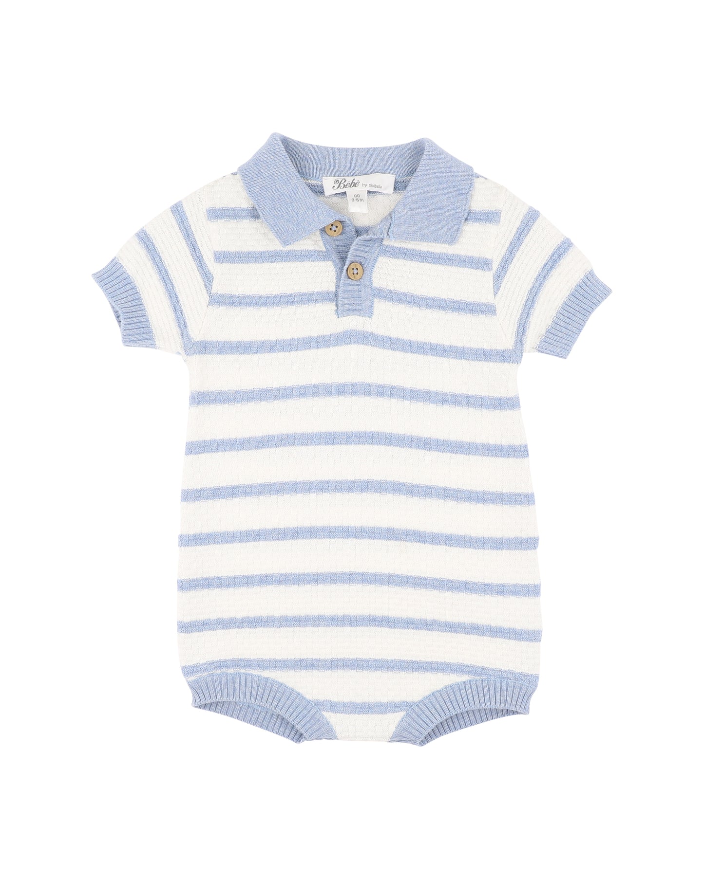 Brady Knitted Polo Romper
