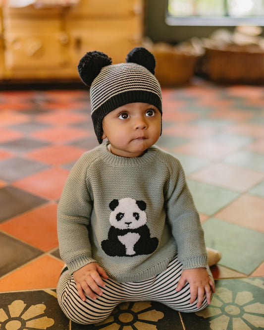 Angus Panda Knitted Jumper