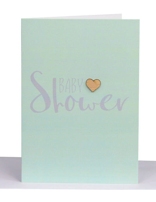 Baby Shower Teal Lrg Card