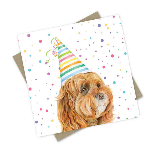 Macintosh the Cavoodle Birthday Card