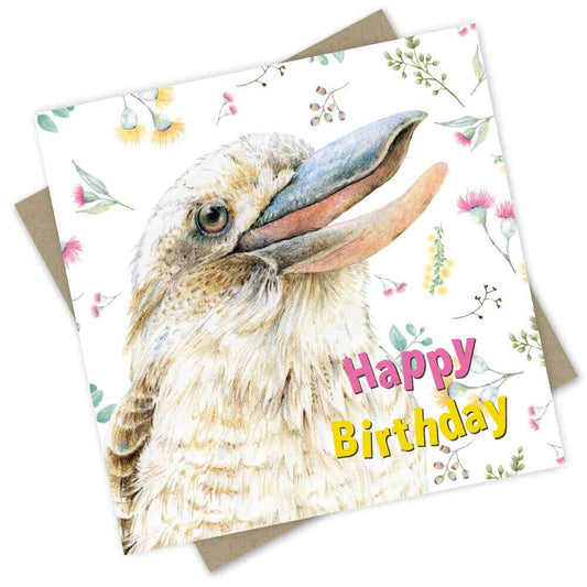 HBD Laughing Kookaburra Birthday Card