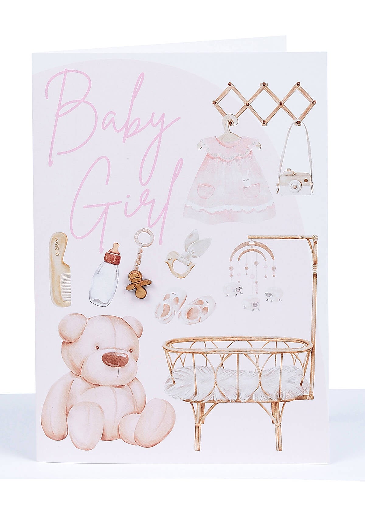 Pink Baby Girl Lrg Card