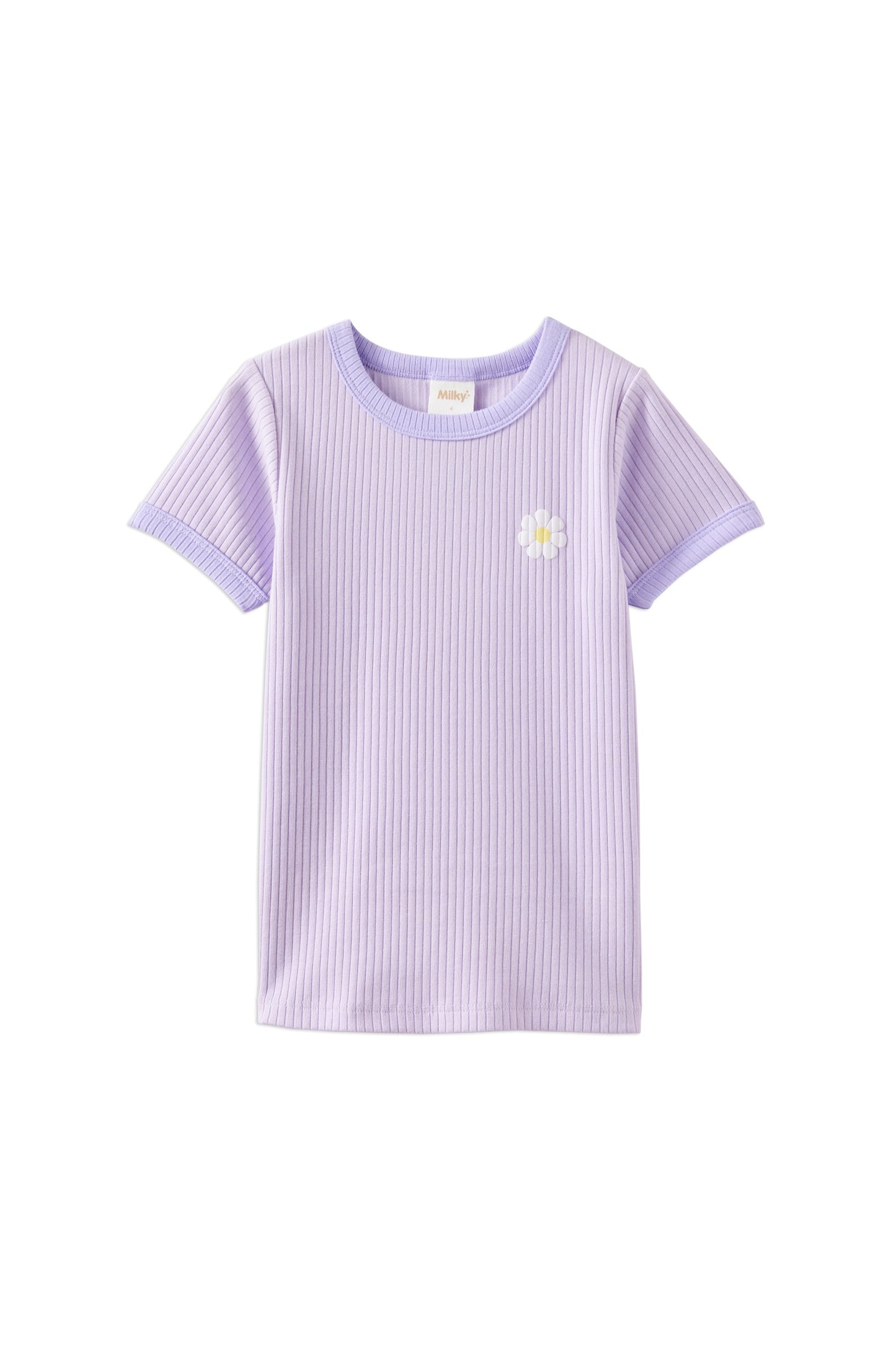 Lilac Mist Rib Tee
