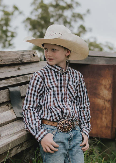 Tuff Dust Gingham Long Sleeve Shirt