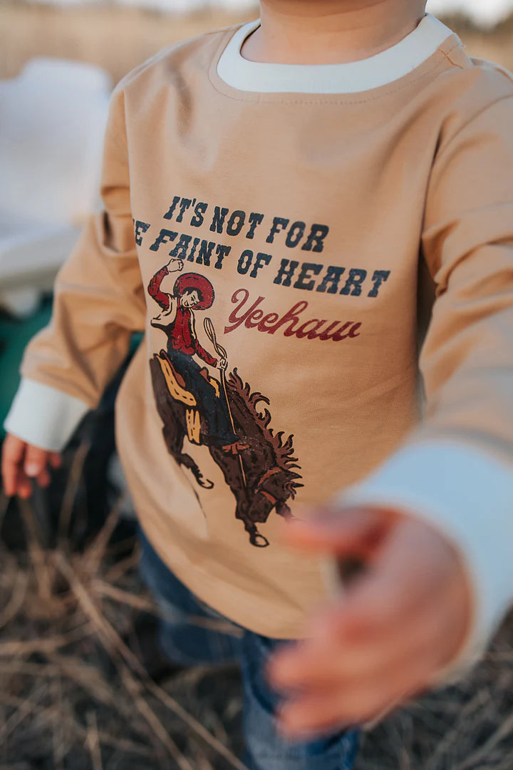 Nash Ride Hard Tan Long Sleeve Tee