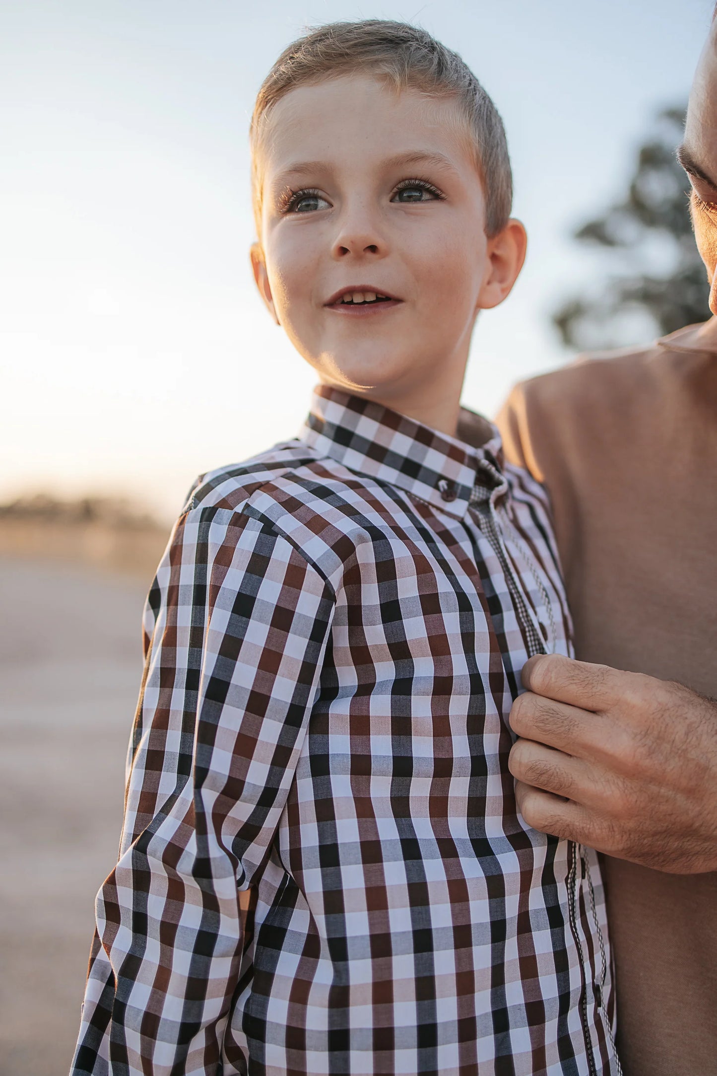Tuff Dust Gingham Long Sleeve Shirt