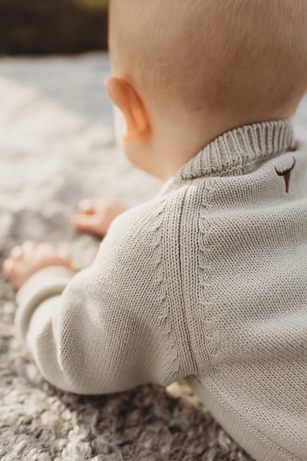 Morgan Chocolate Pop Cotton Knit Romper