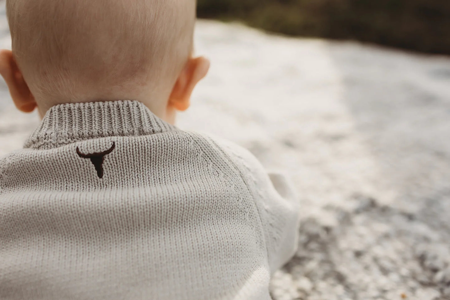 Morgan Chocolate Pop Cotton Knit Romper