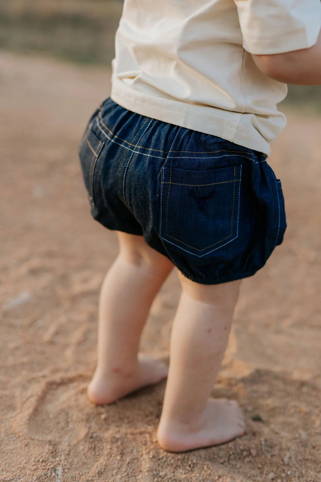 Harley Denim Baby Bloomers