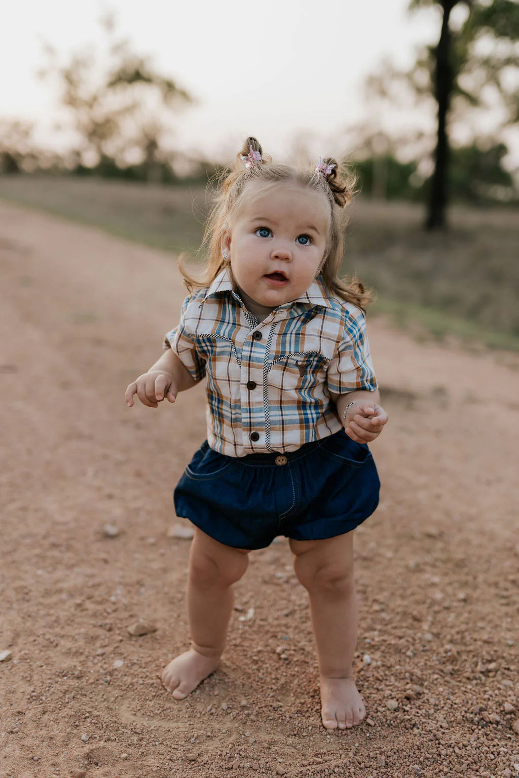 Harley Denim Baby Bloomers