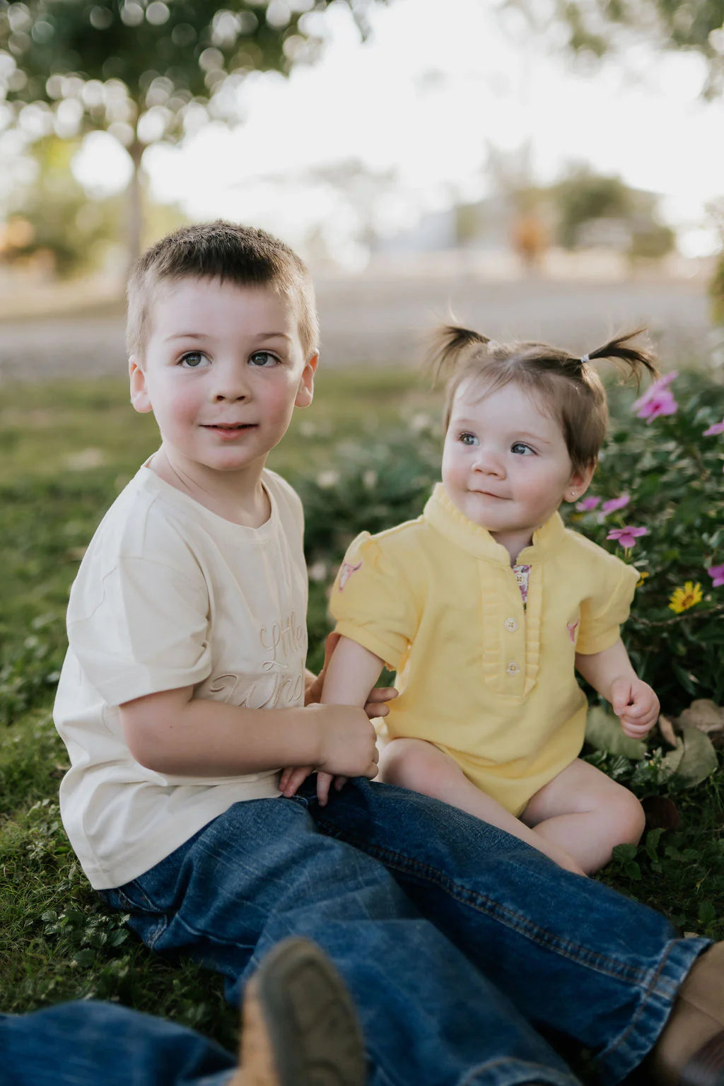 Larrisa Baby Butter Yellow Polo Romper