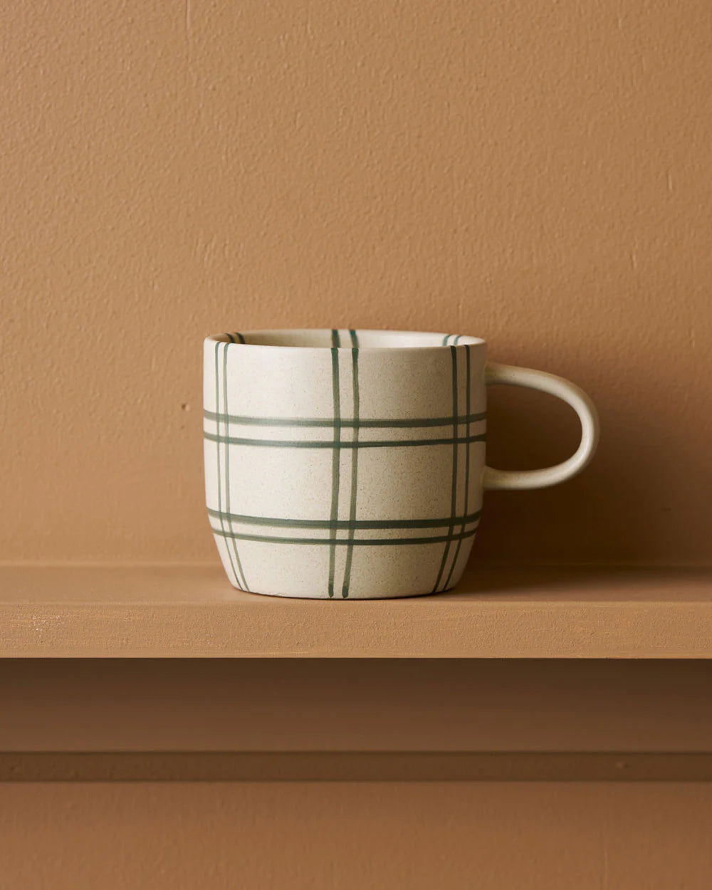 Mug Single - Green Linear