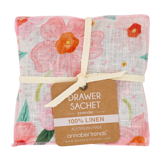 Linen Drawer Sachet Meadow Blush