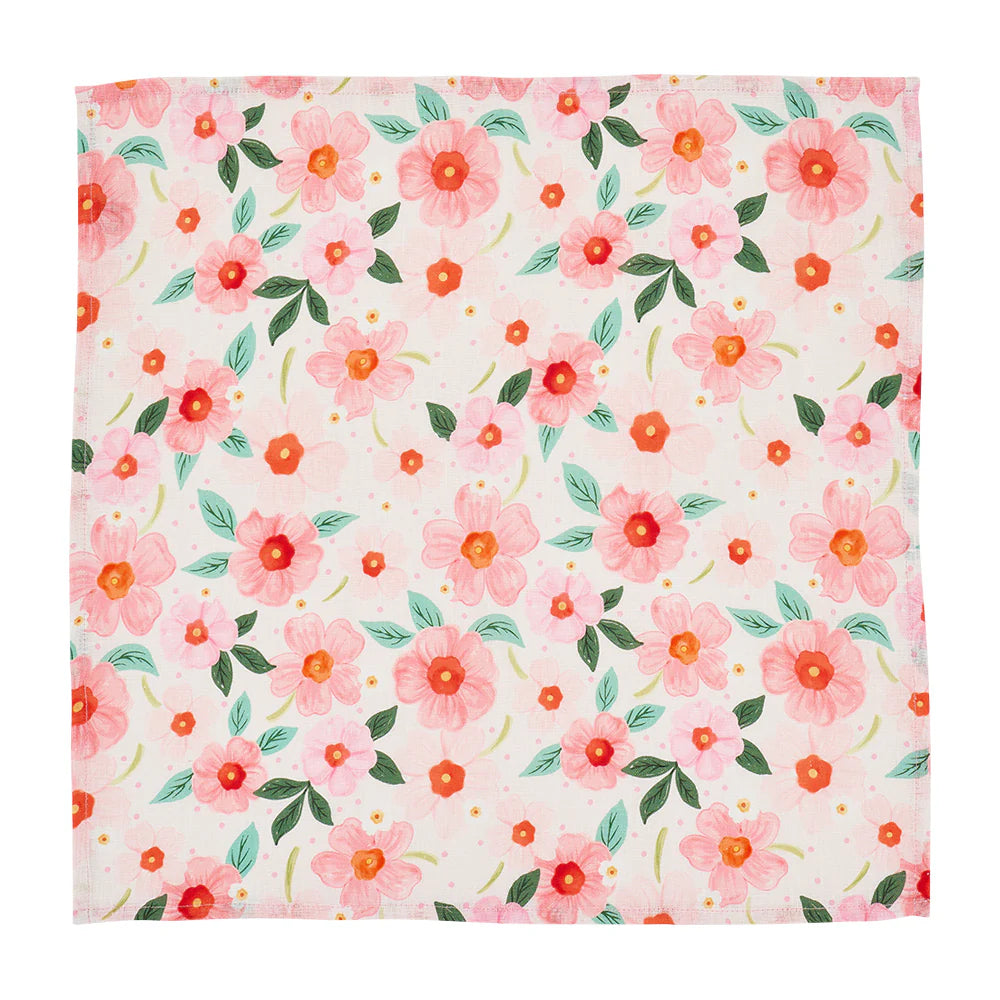 Linen Napkin 4pc Meadow Blush