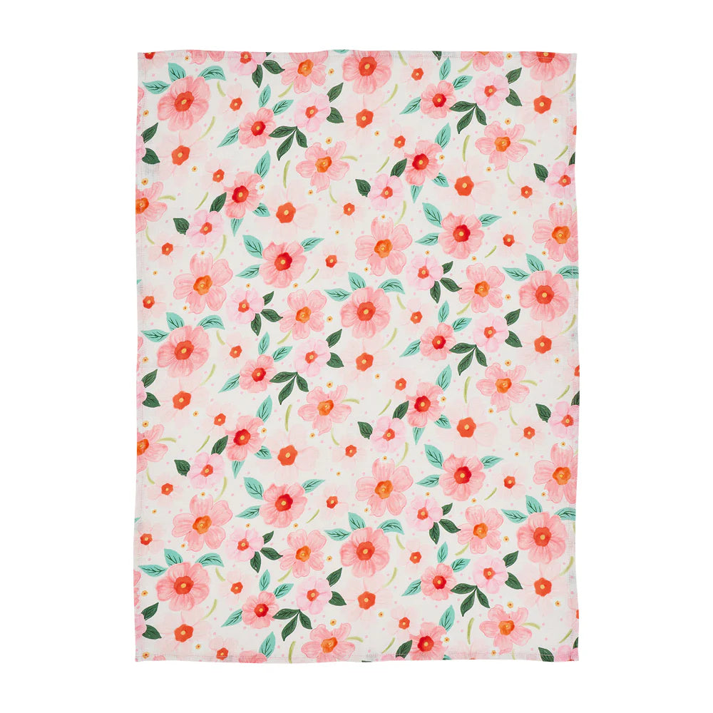 Linen T-Towel Meadow Blush
