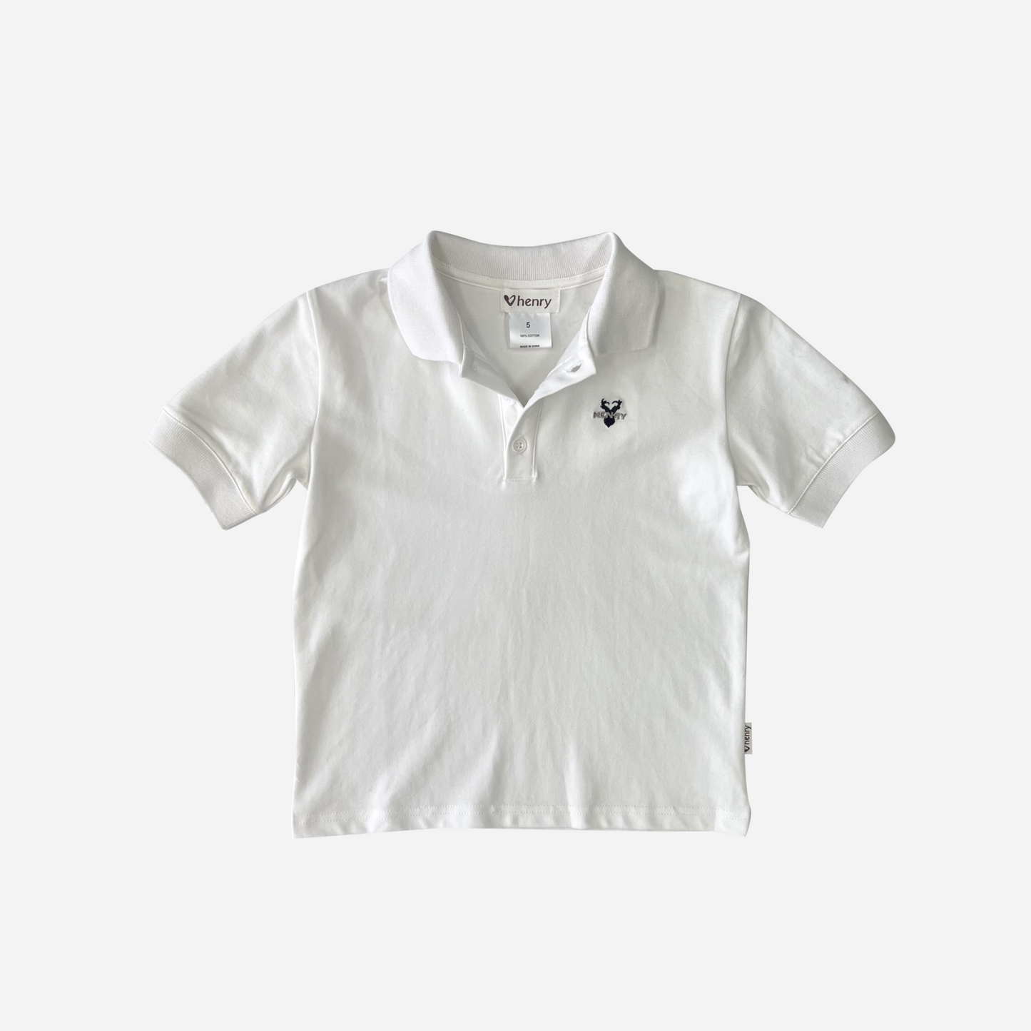 Boys Polo Shirt White
