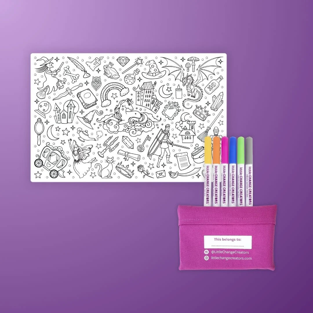 MAGIC! Pocket Reusable Colouring In Set