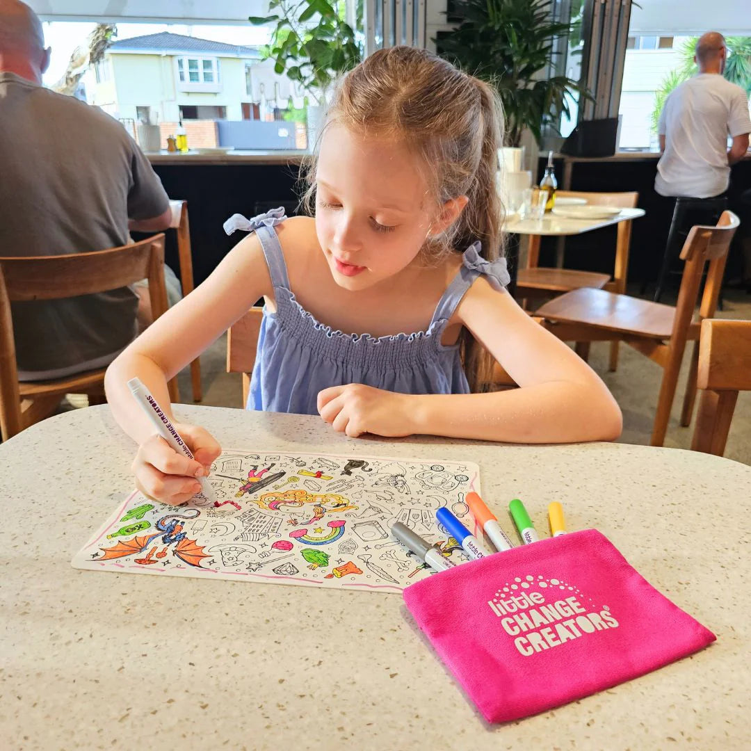 MAGIC! Pocket Reusable Colouring In Set