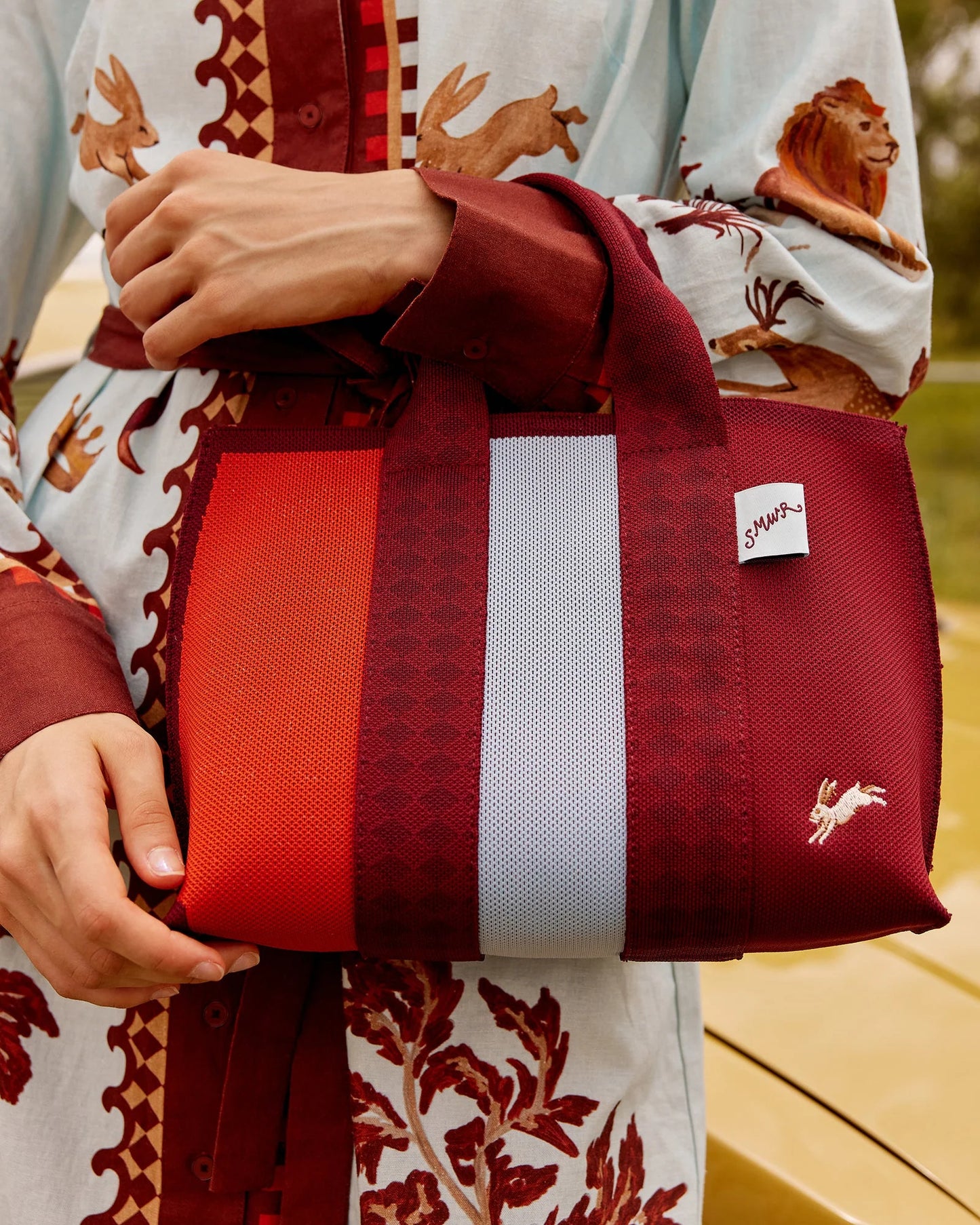 Royal Match Knitted Handbag