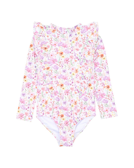 Nadia Print LS Sunsuit.