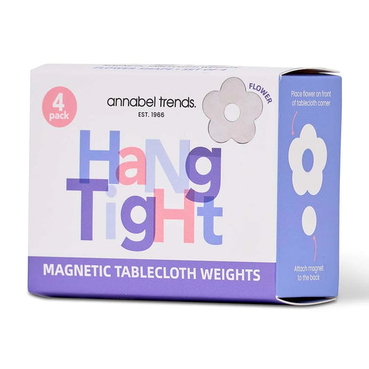 Magnetic Tablecloth Weights Flower 4pc