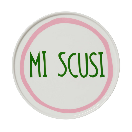 Mi Scusi Plate