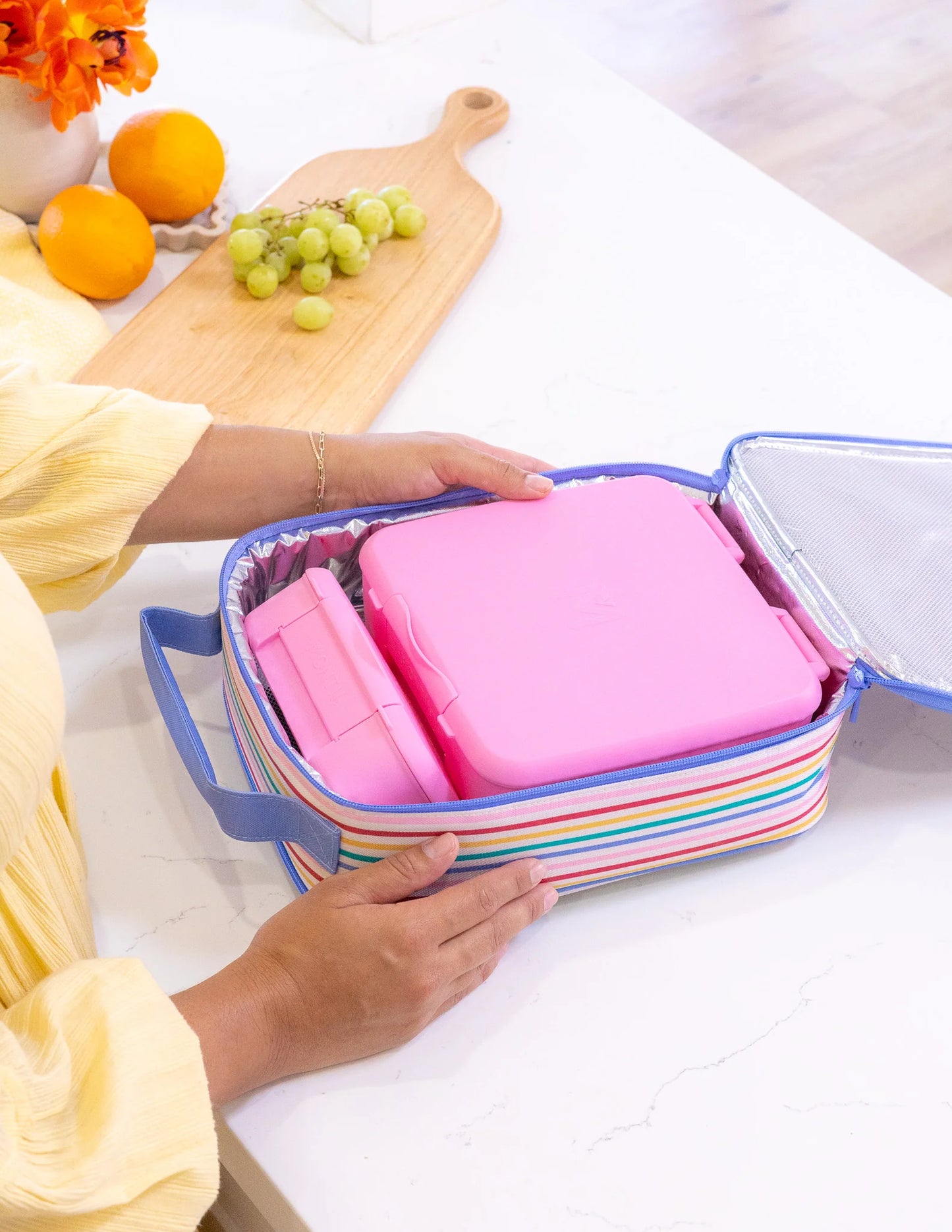 Insulated Lunch Bag Fruity Stripe