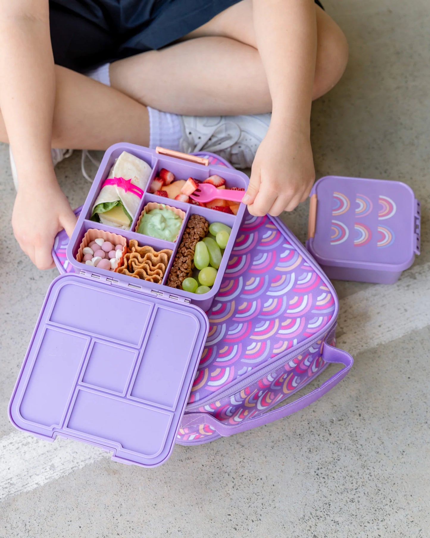 Insulated Lunch Bag Rainbow Roller