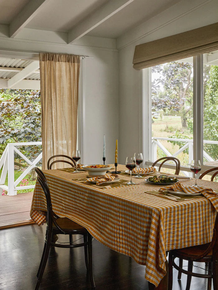 Mango Seersucker Tablecloth 160 x 260 cm