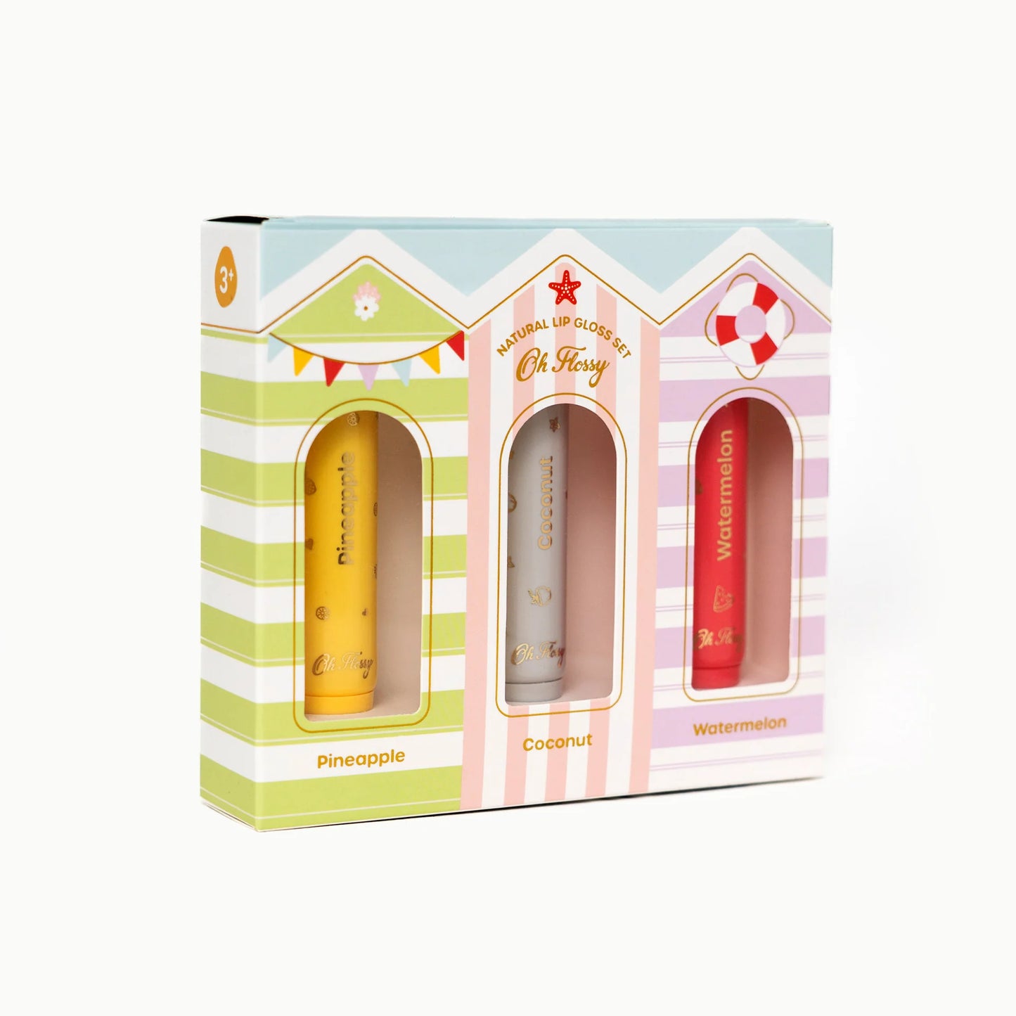 Beach Club Natural Lip Gloss Set