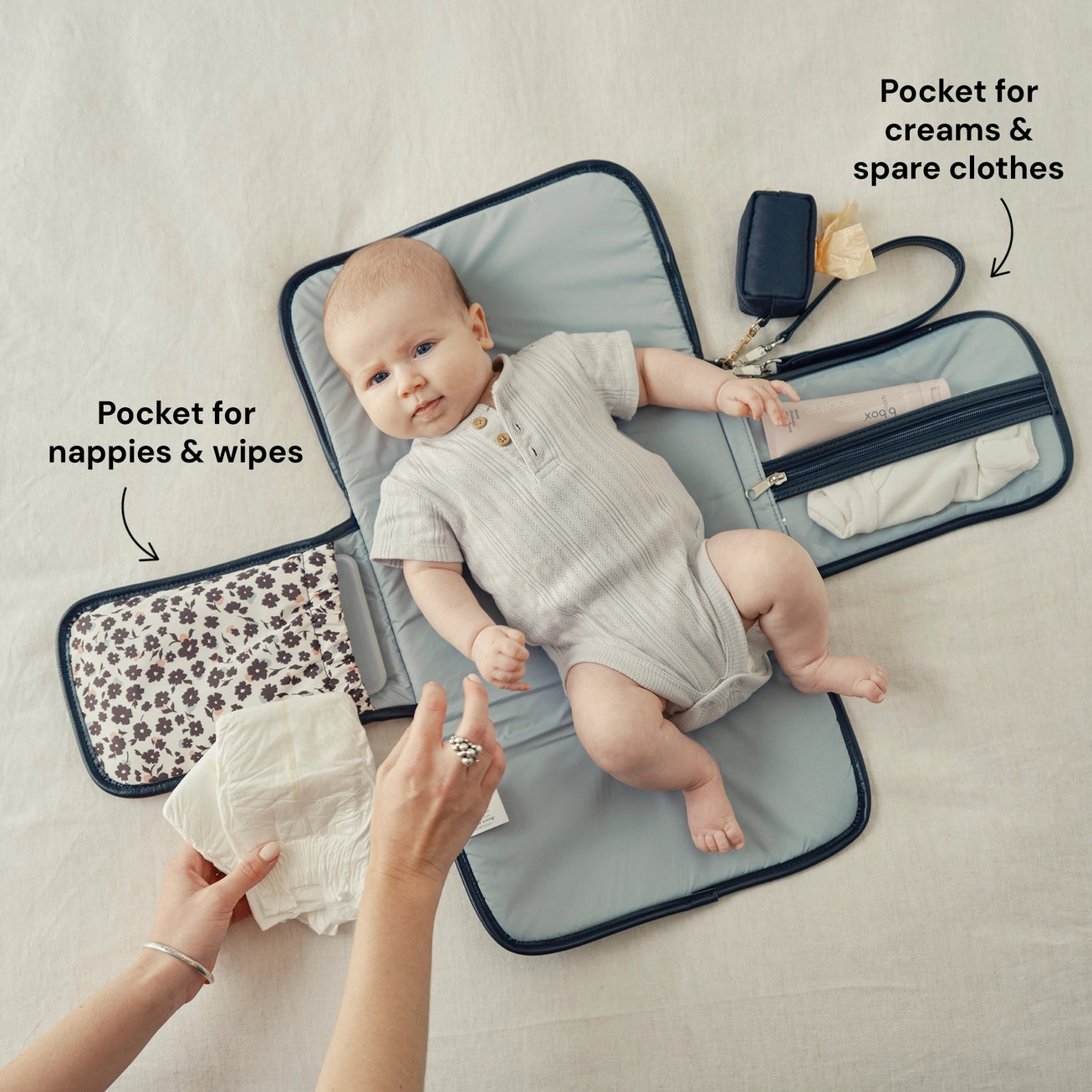 Change Mat Ditsy Floral