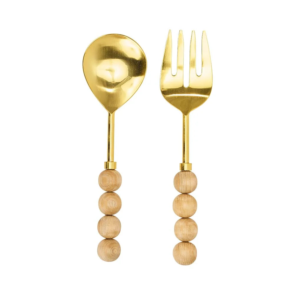 Orb Salad Servers Natural